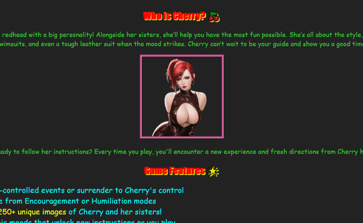 Cherry's JOI Retro Page